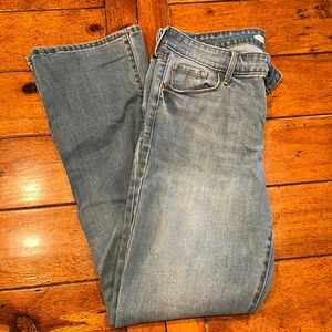 Old navy kicker boot cut blue jeans